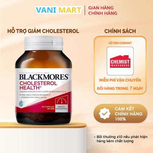 Blackmores Viên Uống Giảm Cholesterol 60 Viên