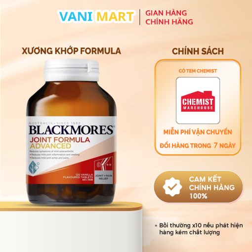 Hỗ Trợ Xương Khớp Blackmores Joint Fomula Advanced 120 Viên