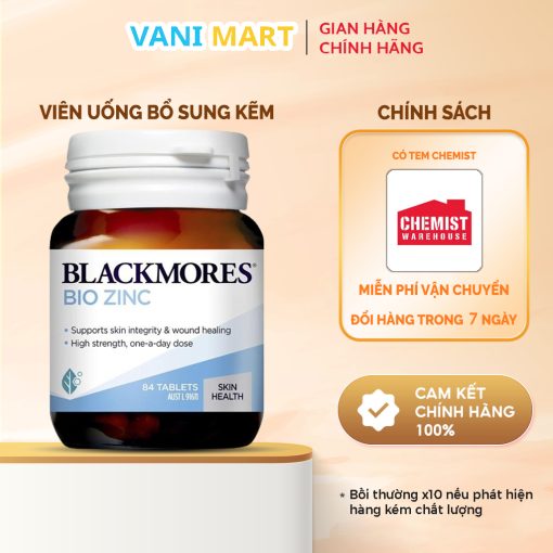 Blackmores Bio Zin C Bổ Sung Kẽm 84 Viên