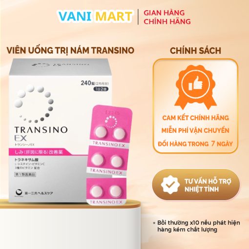 Viên Uống Trị Nám Transino Whitening Ii 240 Viên Nhật Bản