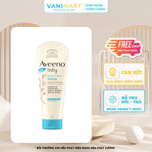 Kem dưỡng ẩm dành cho bé Aveeno Baby da thường 227g