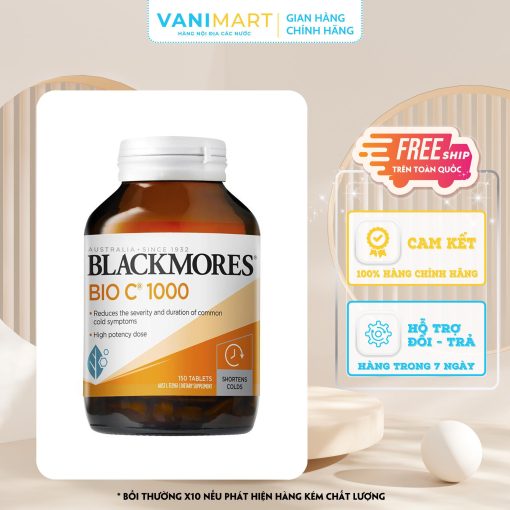 Viên uống bổ sung Vitamin C Blackmores BioC lOOOmg 150 viên