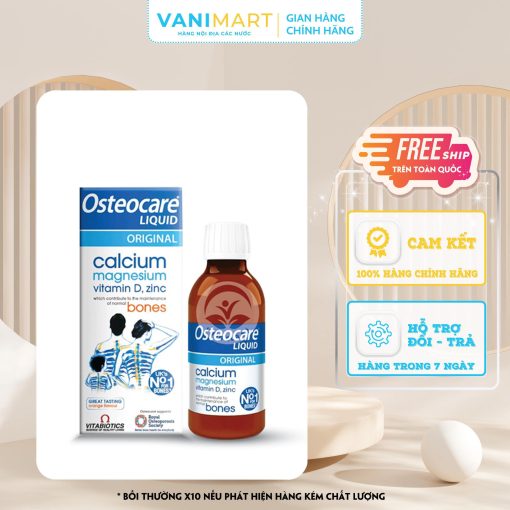 Canxi dạng nước Osteocare Liquid Original 200ml của Anh